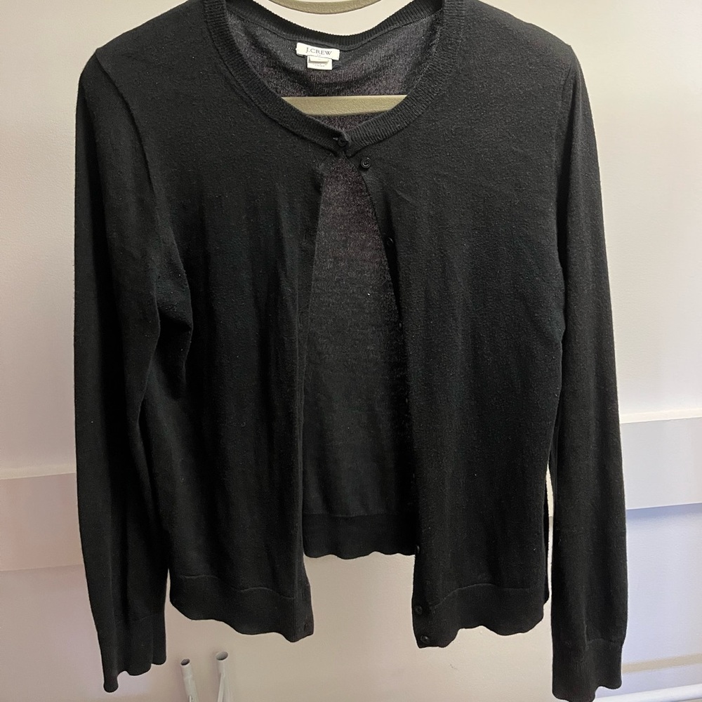 J. Crew women’s cardigan black